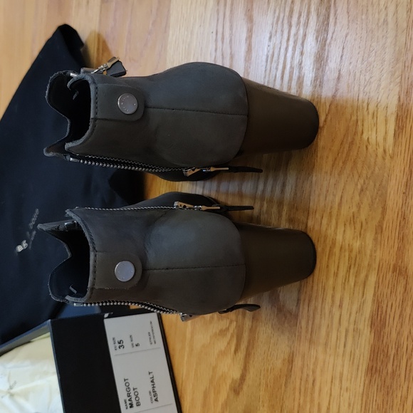 rag & bone Classic MARGOT Ankle Boots | Asphalt Dark Grey - Picture 3 of 4